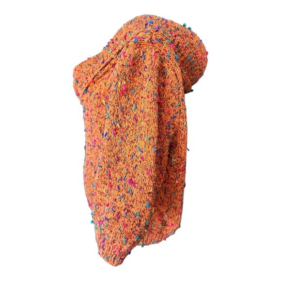 Purl One Australia Hand Knitted Crop Sweater One Size Tango Vintage Artsy Boho - Picture 11 of 11